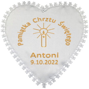 Szatka do Chrztu - Świeca